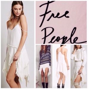 NWT Free People Tattered Up Slip Dress